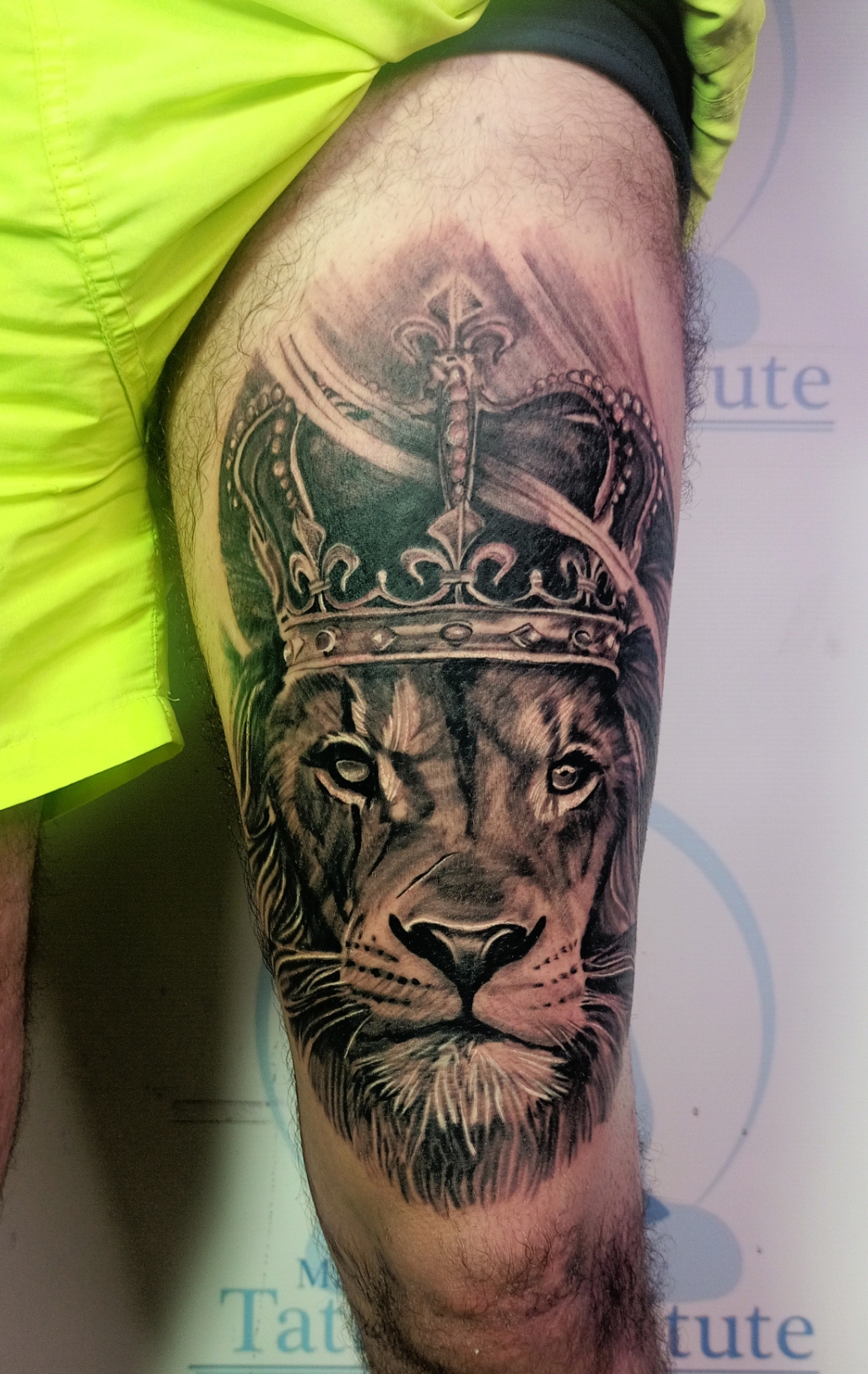 50 Lion With Crown Tattoo Designs For Men  Royal Ink Ideas