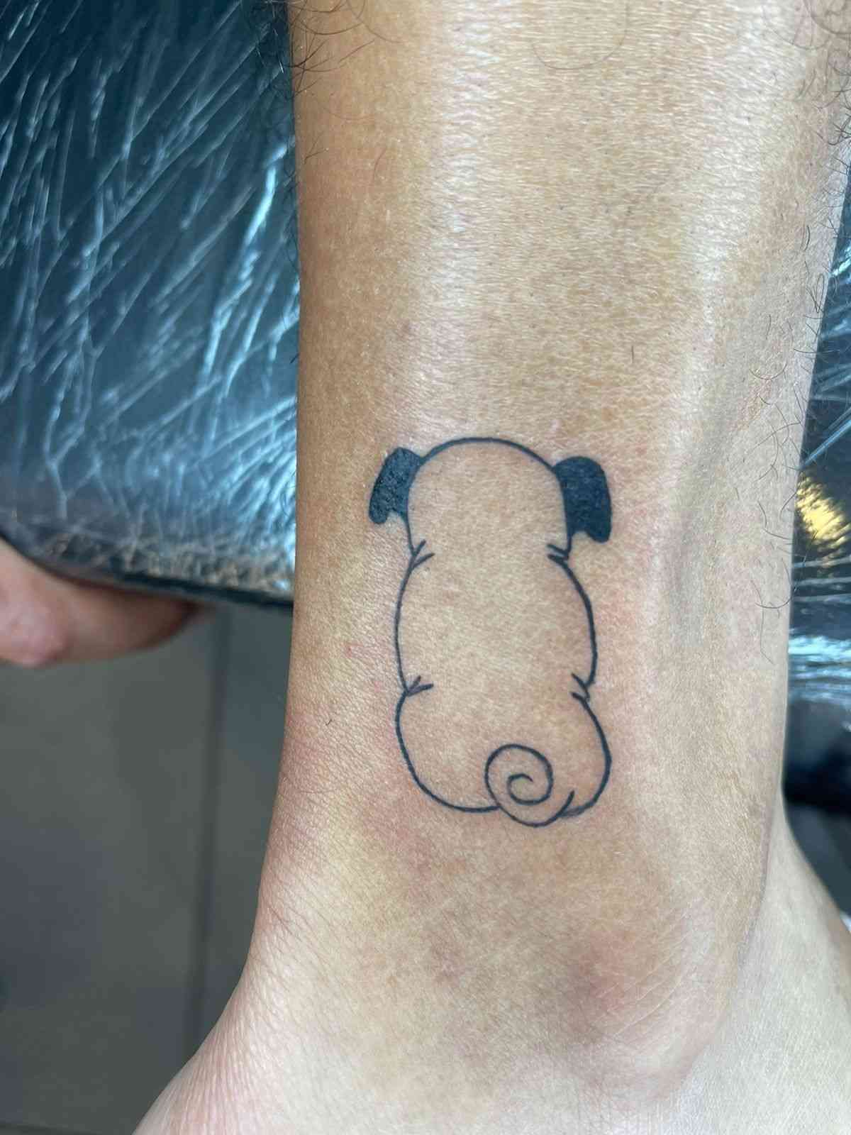 Pug tattoo by xxxxeltanoxxxx on DeviantArt