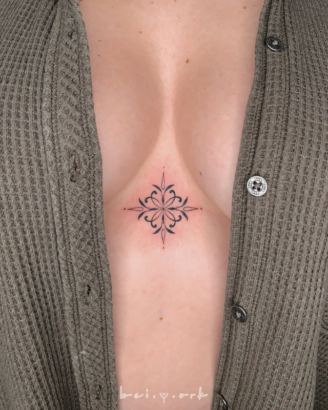 Guide to Getting a Sternum Tattoo 50 Best Design Ideas  Saved Tattoo