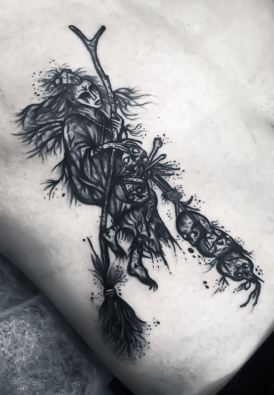 30 Blackwork Dark Tattoos by Merry Morgan  TattooAdore